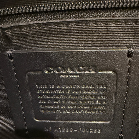 Coach Black Leather Shoulder Bag - Picture 4 of 7